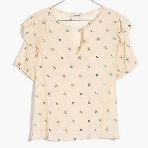 NWT Madewell Embroidered Gazebo Top